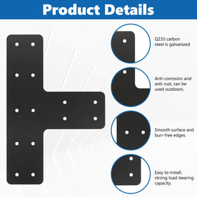 AOKLIT steel post-to-beam connector enables versatile connections