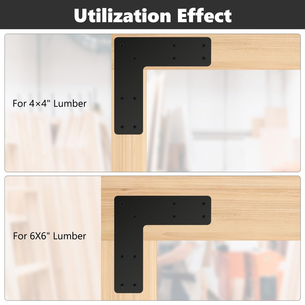 AOKLIT powder-coated brackets install easily for quick outdoor projects.