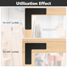 AOKLIT powder-coated brackets install easily for quick outdoor projects.