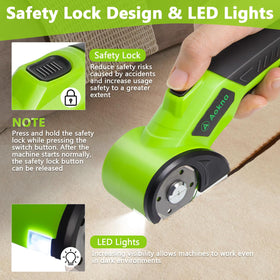 Aokna LED front light guides cuts in low light