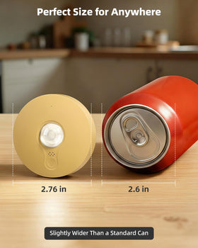 Aokpsrt rechargeable puck lights with long runtime after full charge