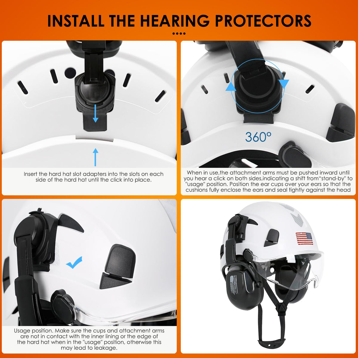 Aolamegs earmuffs suit industrial use across manufacturing and mining environments.