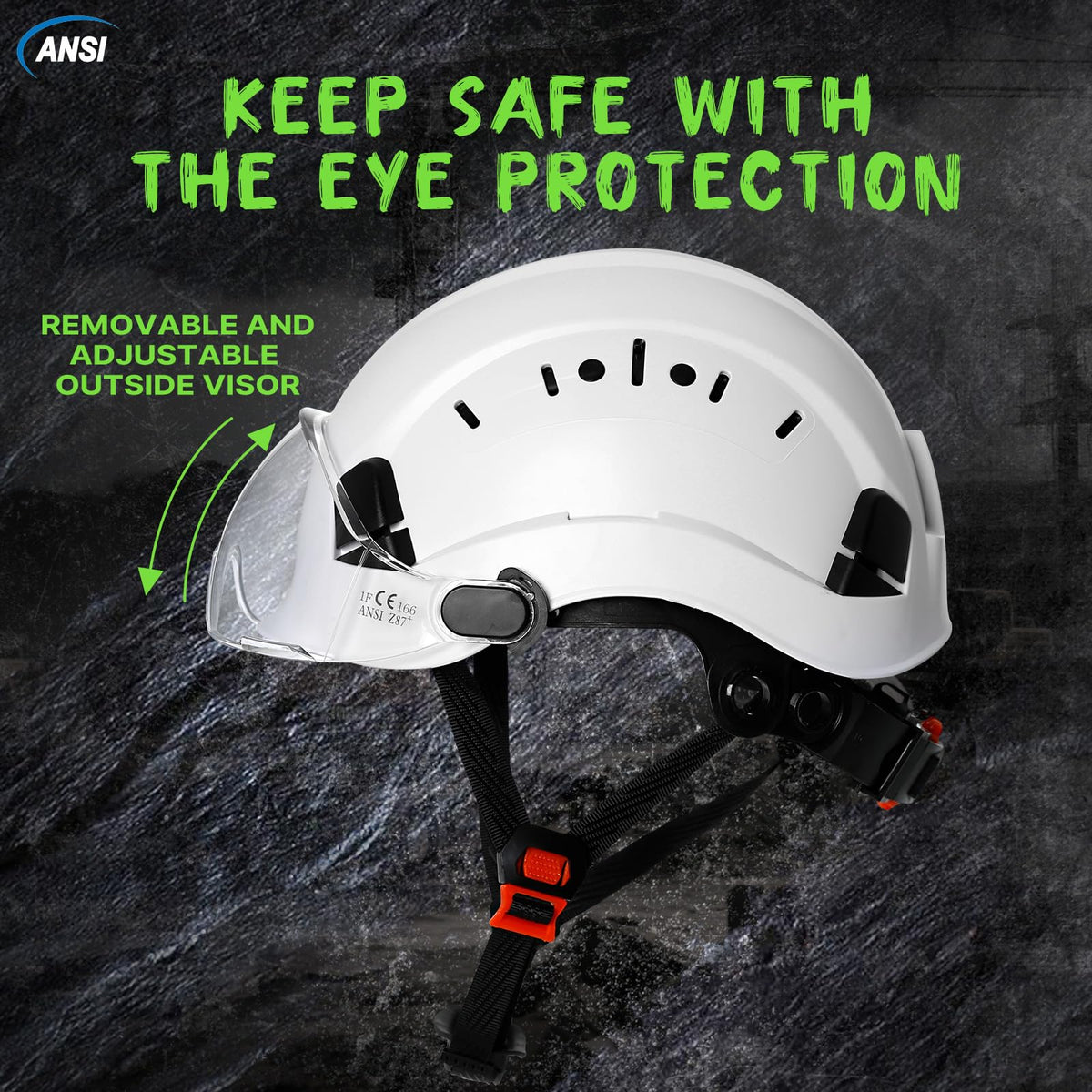AOLAMEGS rapid dial headgear enables easy one-hand fit adjustment