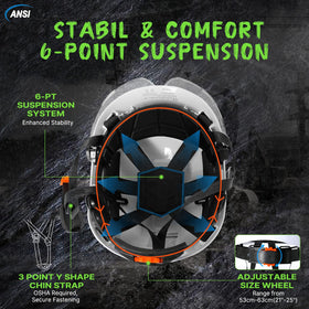 Aolamegs six-point suspension distributes weight evenly.