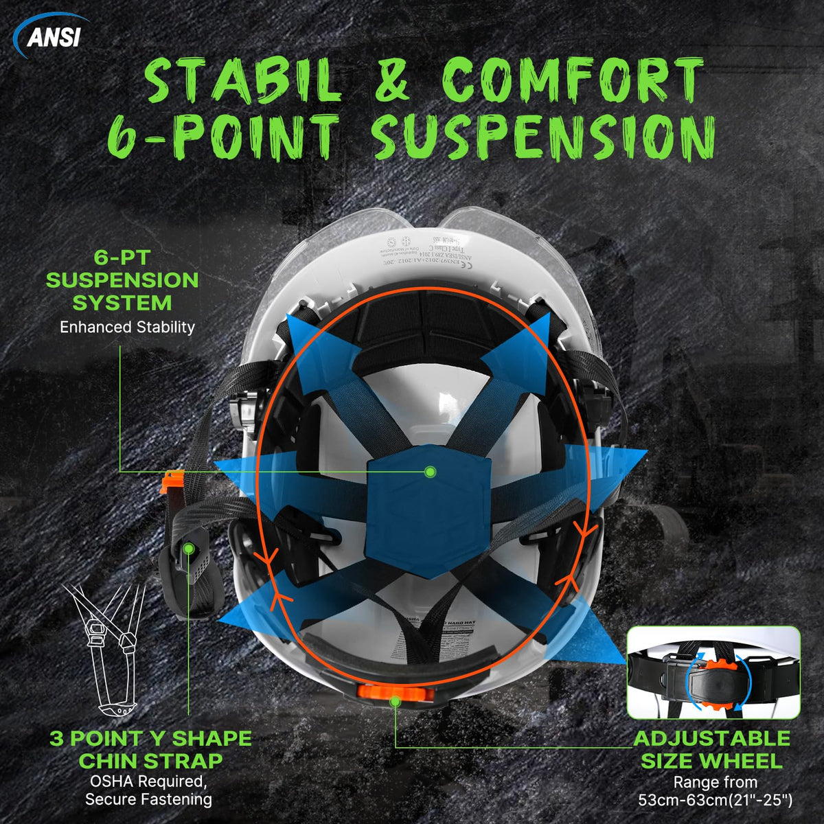 AOLAMEGS soft cup chin strap provides secure, comfortable restraint