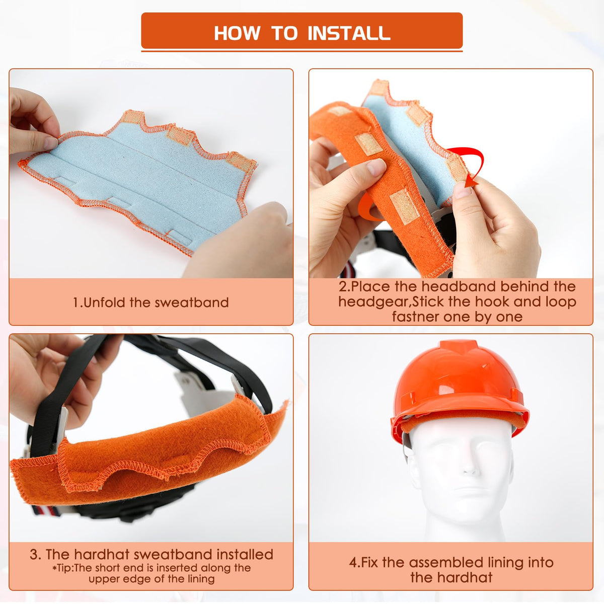 Aolamegs sweatband is easy to clean and reuse.