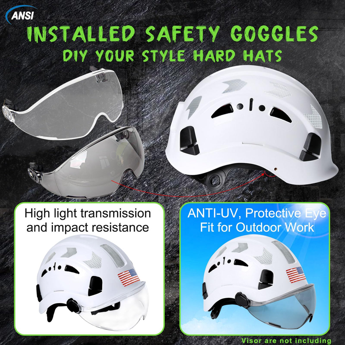 Aolamegs vented helmet keeps head cool during hot shifts