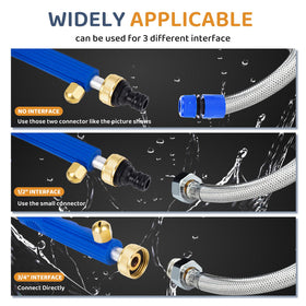 Aoleever corrosion-resistant copper interfaces on the wand.