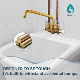Aolemi adjustable inlet direction adapts to different sink layouts.