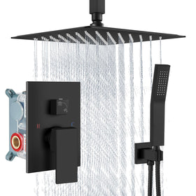 Aolemi 12-inch ceiling shower head delivers immersive rainfall for a spa-like shower