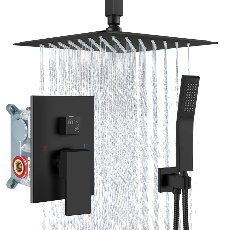 Aolemi 12-inch ceiling shower head delivers immersive rainfall for a spa-like shower