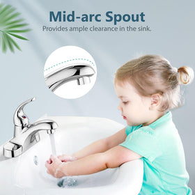 Aolemi ceramic cartridge ensures leak-resistant operation for long-lasting performance.