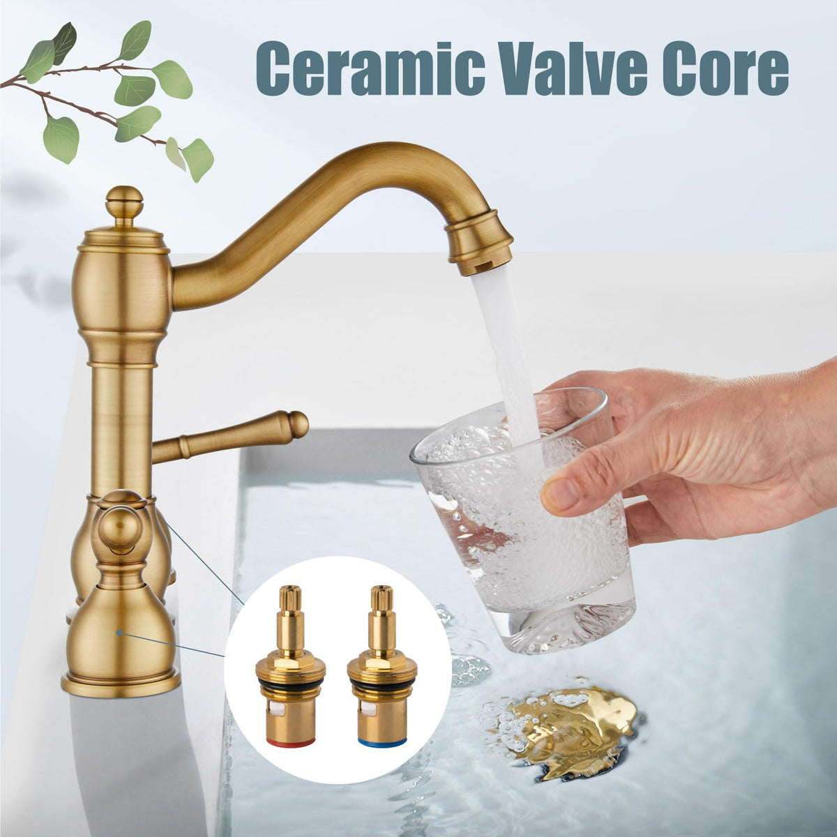 Aolemi honeycomb aerator reduces splashes while preserving a steady stream.