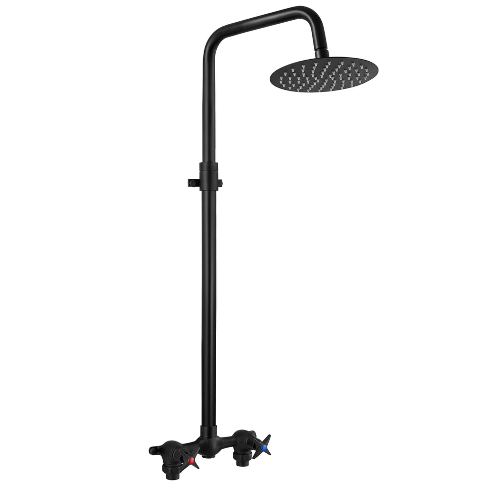 Aolemi outdoor shower kit with 8-inch rain head for spa-like rinses.