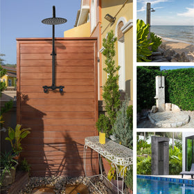 Winter drainage design aids in preventing freezing during cold seasons.