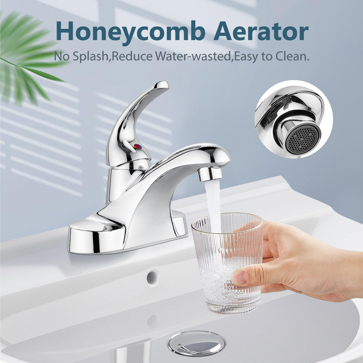 Aolemi pop-up drain assembly included for streamlined sink drainage.