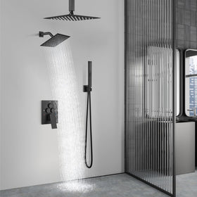 Aolemi push-button diverter enables effortless switch between spray modes.