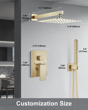 Aolemi shower holder keeps spray at hand height for convenience.
