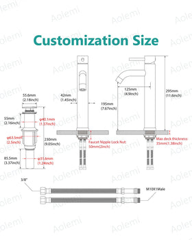 Aolemi single-lever operation offers precise hot and cold control