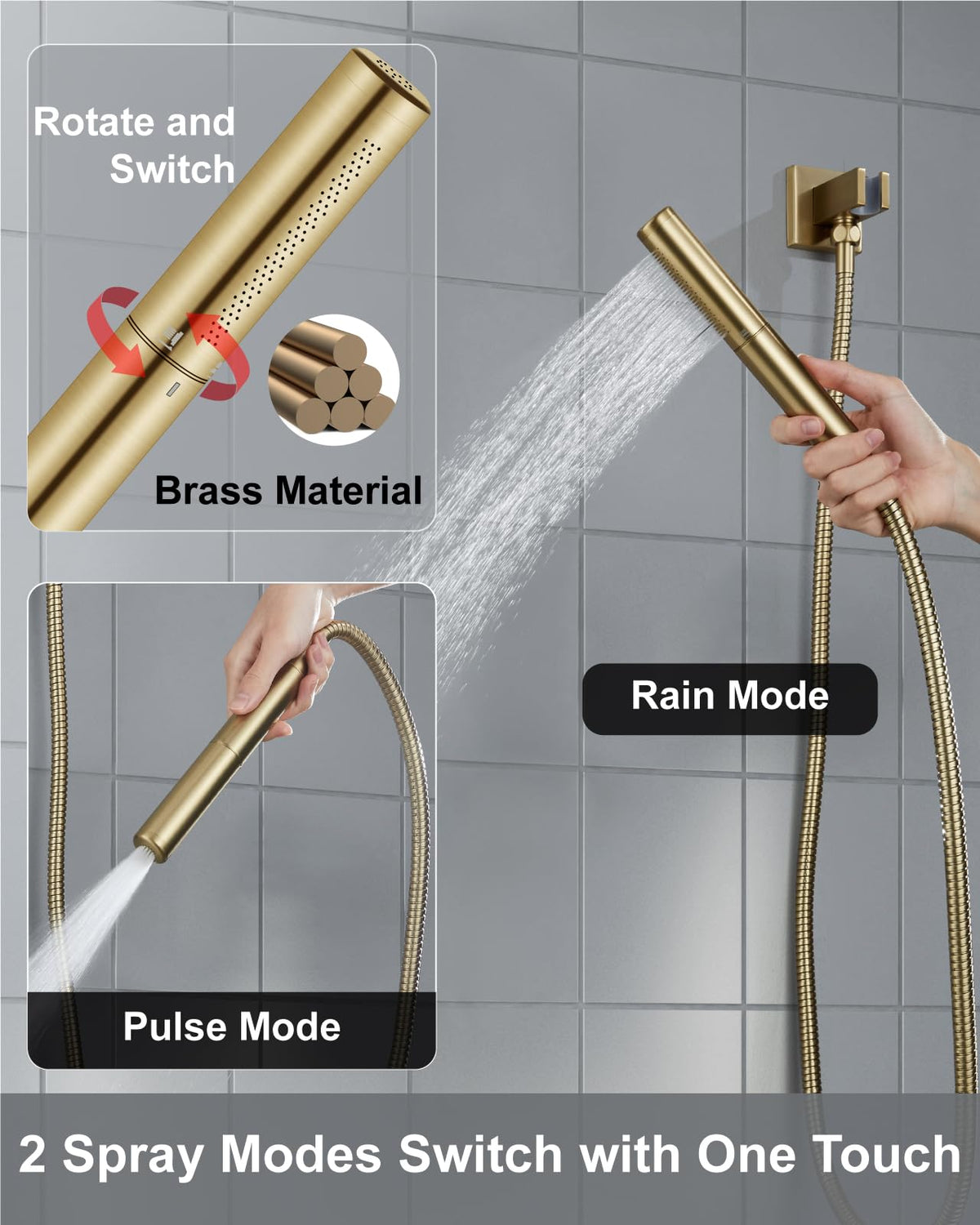Aolemi solid brass rough-in valve ensures durable performance and easy installation.