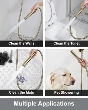 Aolemi SUS304 rain shower head resists mineral buildup for easy cleaning.