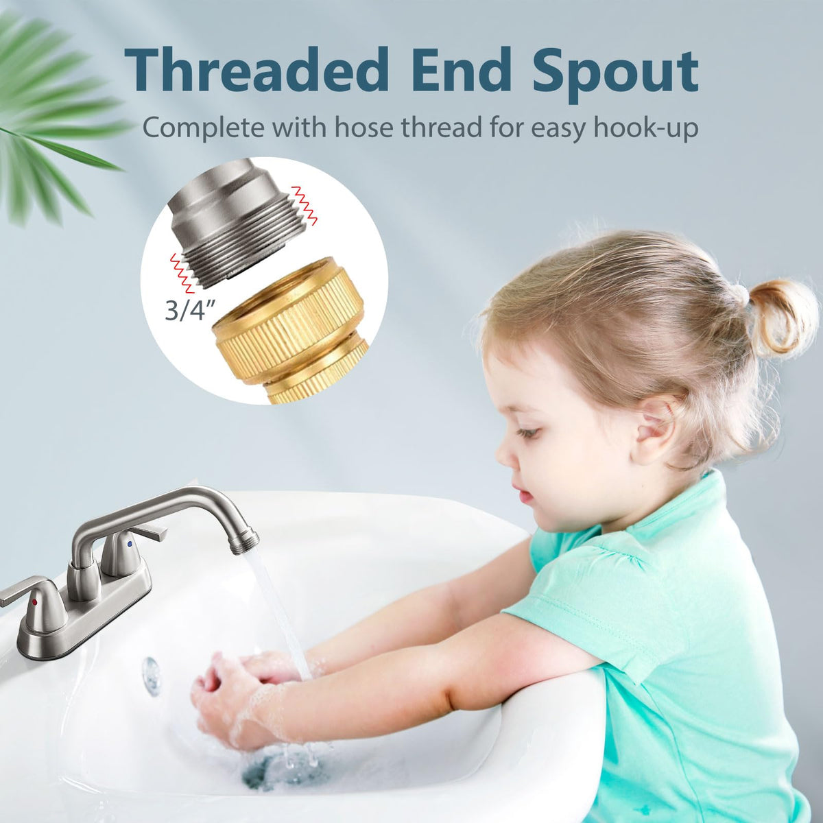 Aolemi SUS304 stainless steel faucet body resists rust for durable use