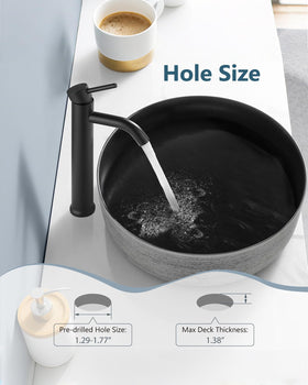 Aolemi pop-up drain included for convenient basin maintenance