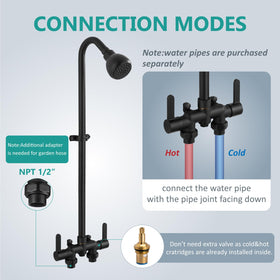 Aolemi upgraded ceramic cartridge ensures smooth operation and fewer leaks.