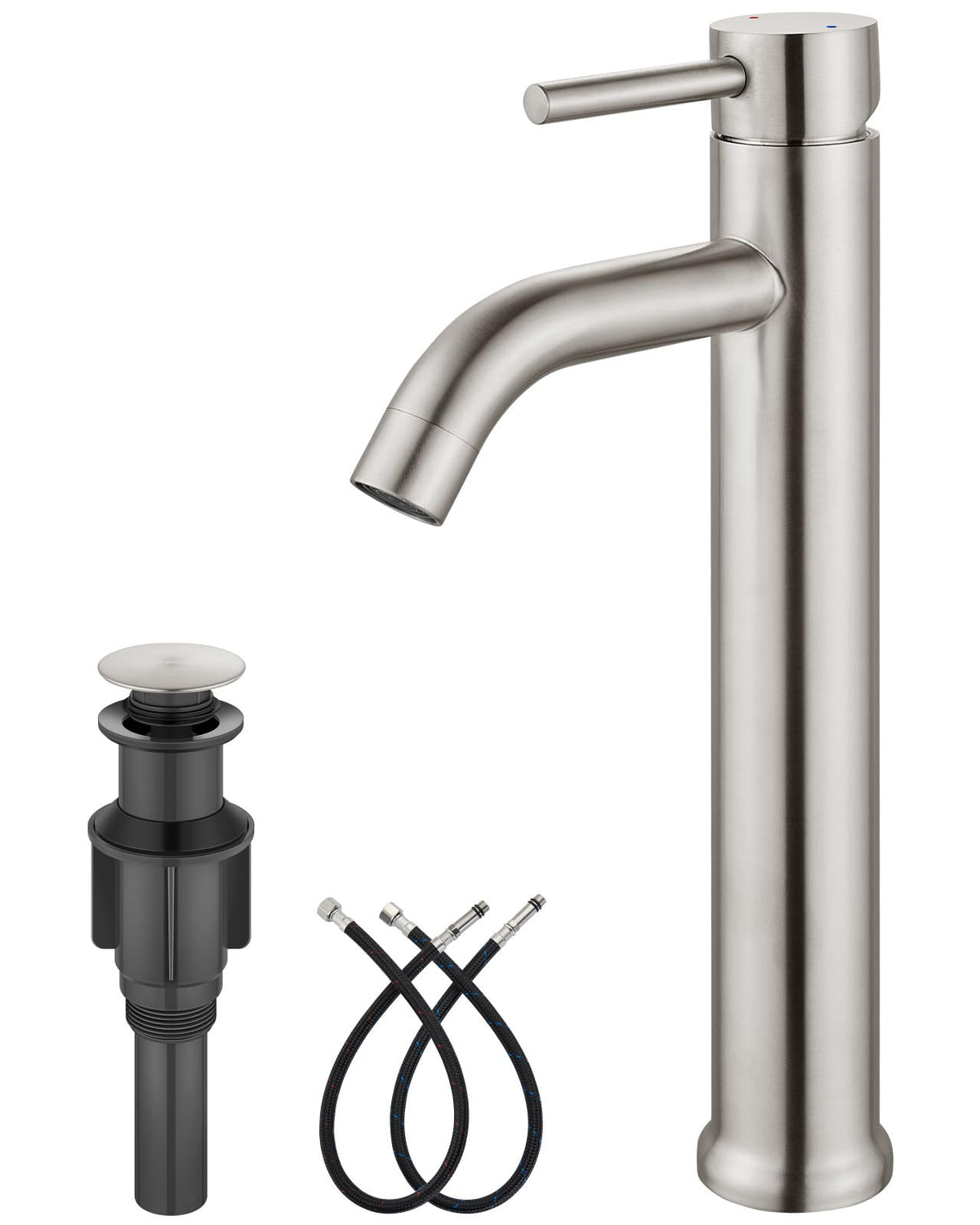Aolemi vessel sink faucet tall 12in height for easy vessel installation