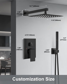 Aolemi 1.46 GPM flow supports efficient shower performance