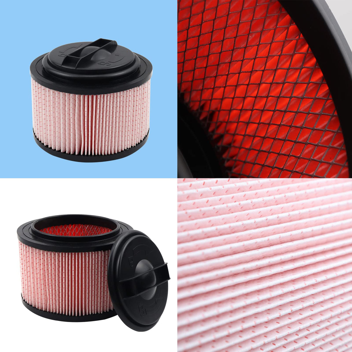 Aolleteau Cleva VF408B filter compatible with Cleva industrial vacs.