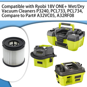 Aolleteau washable HEPA filter reusable for sustained vacuum performance