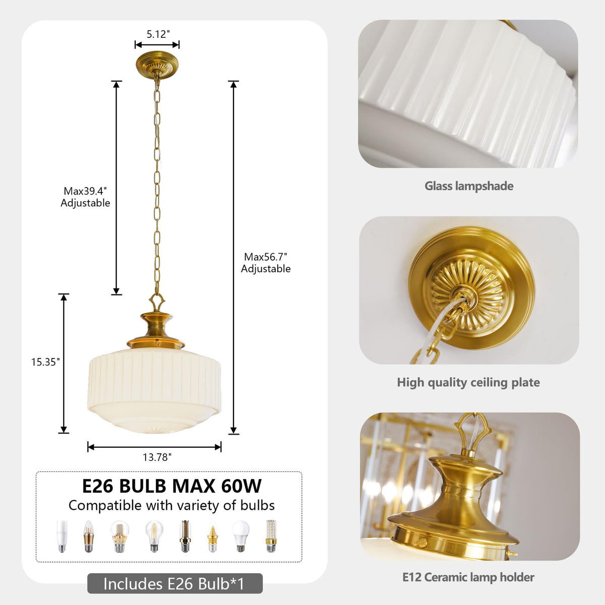 Aomuo easy installation with US junction box compatibility kit