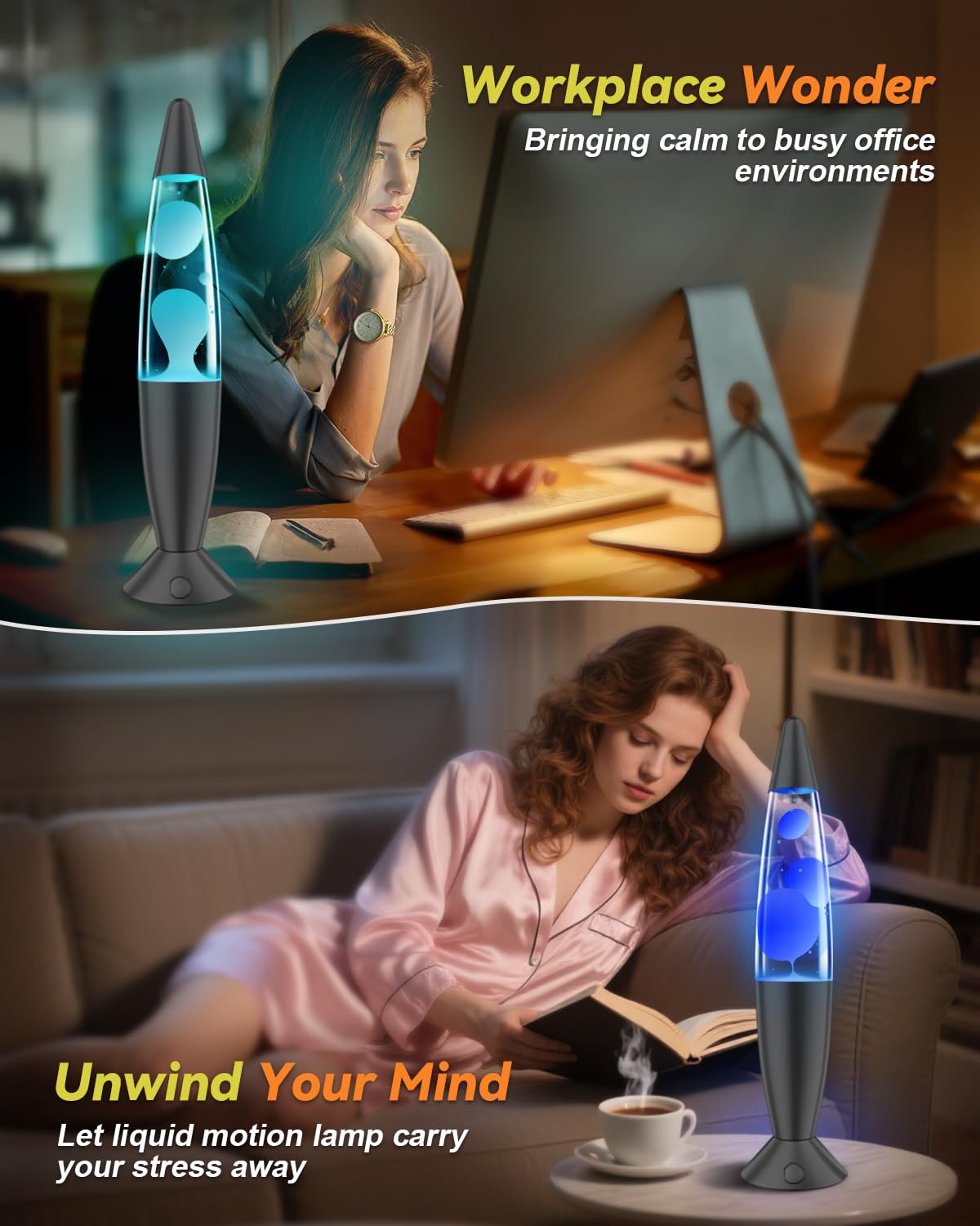 AONESY bedside night light provides gentle glow for late-night reading.