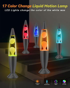 AONESY color-changing base highlights vibrant hues around the wax for ambiance.