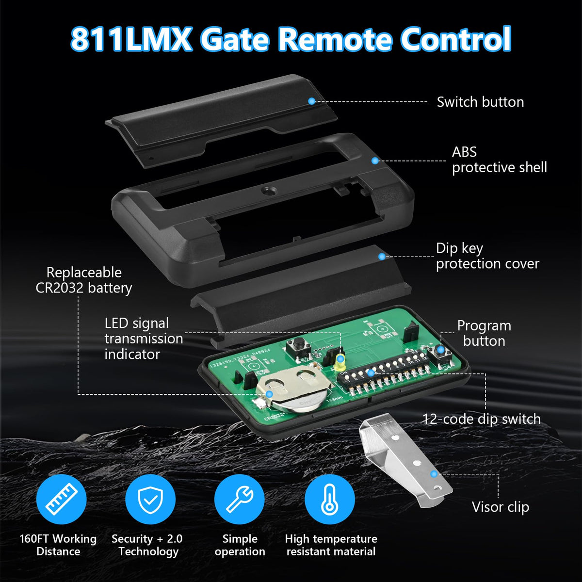 850LM receiver paired with 811LMX for seamless LiftMaster integration