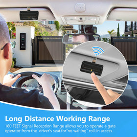 Commercial gate application with multiple access points using 811LMX