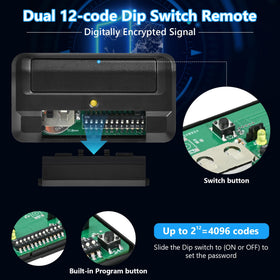 Included programming guide for quick setup with the 811LMX remote