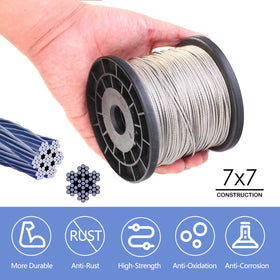 AOOCY 7x7 stainless steel cable with strong durability
