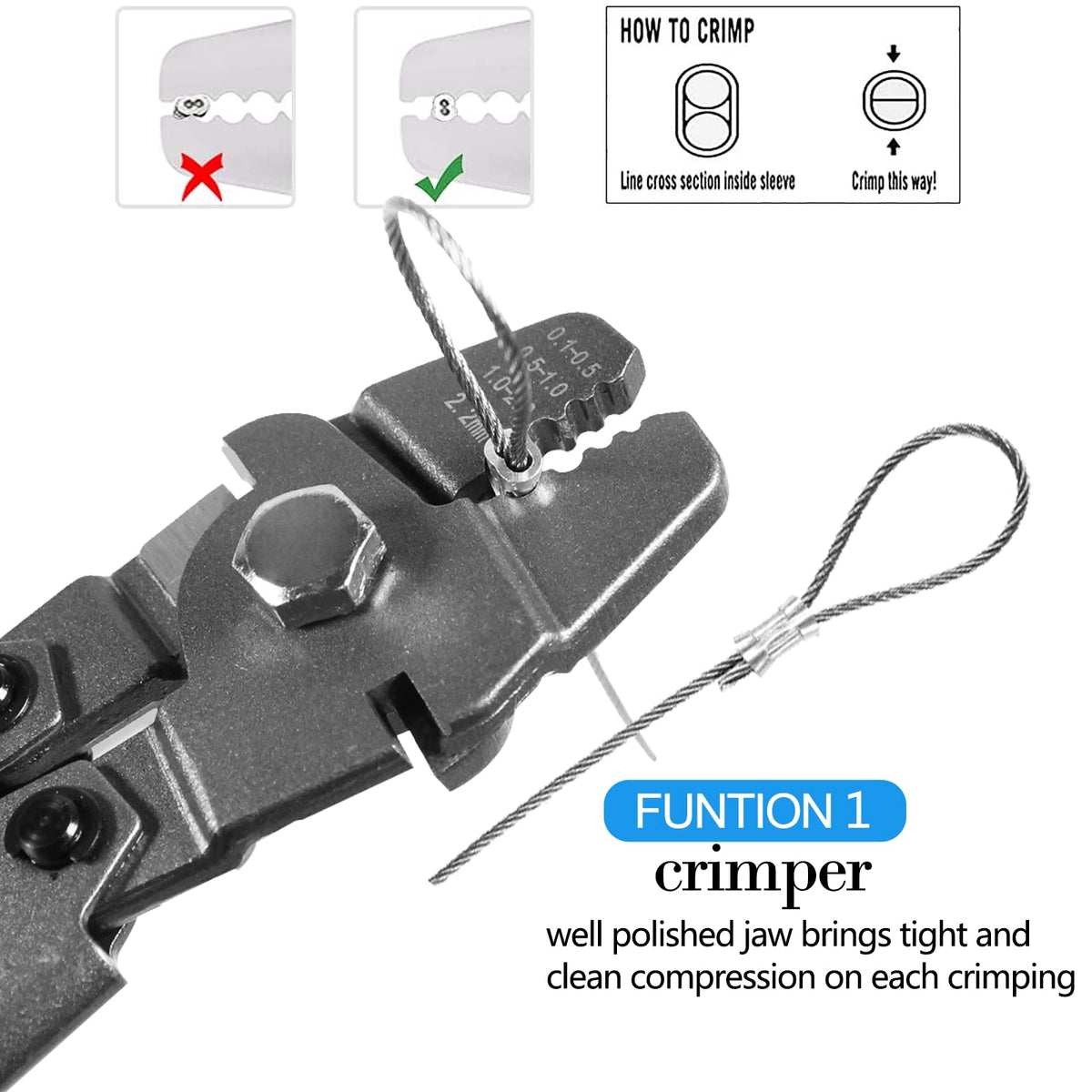 AOOCY double barrel ferrule sleeves for secure connections