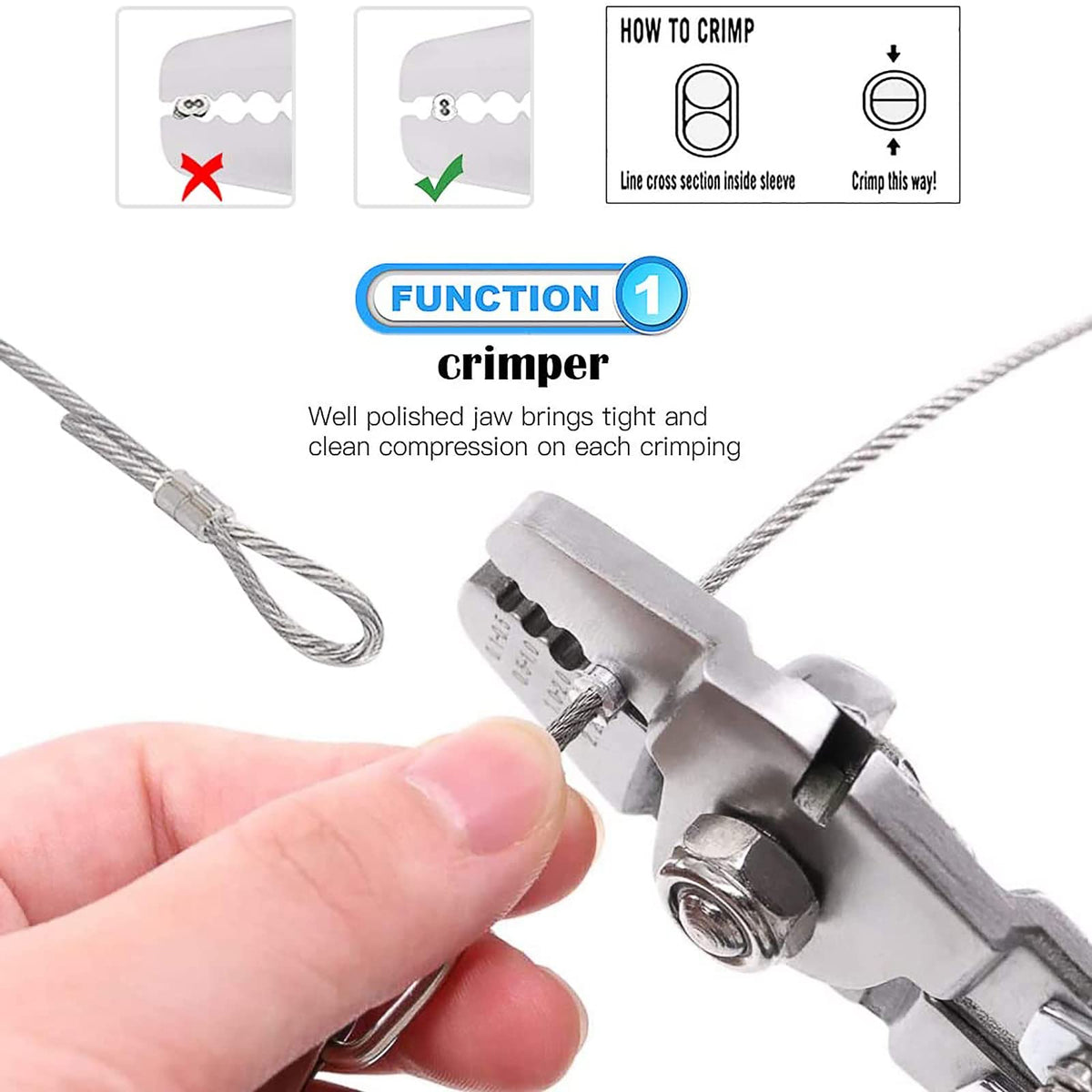 AOOCY tool in cable railing and hand swaging projects