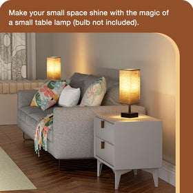 aooshine black small table lamp on desk delivering focused task lighting