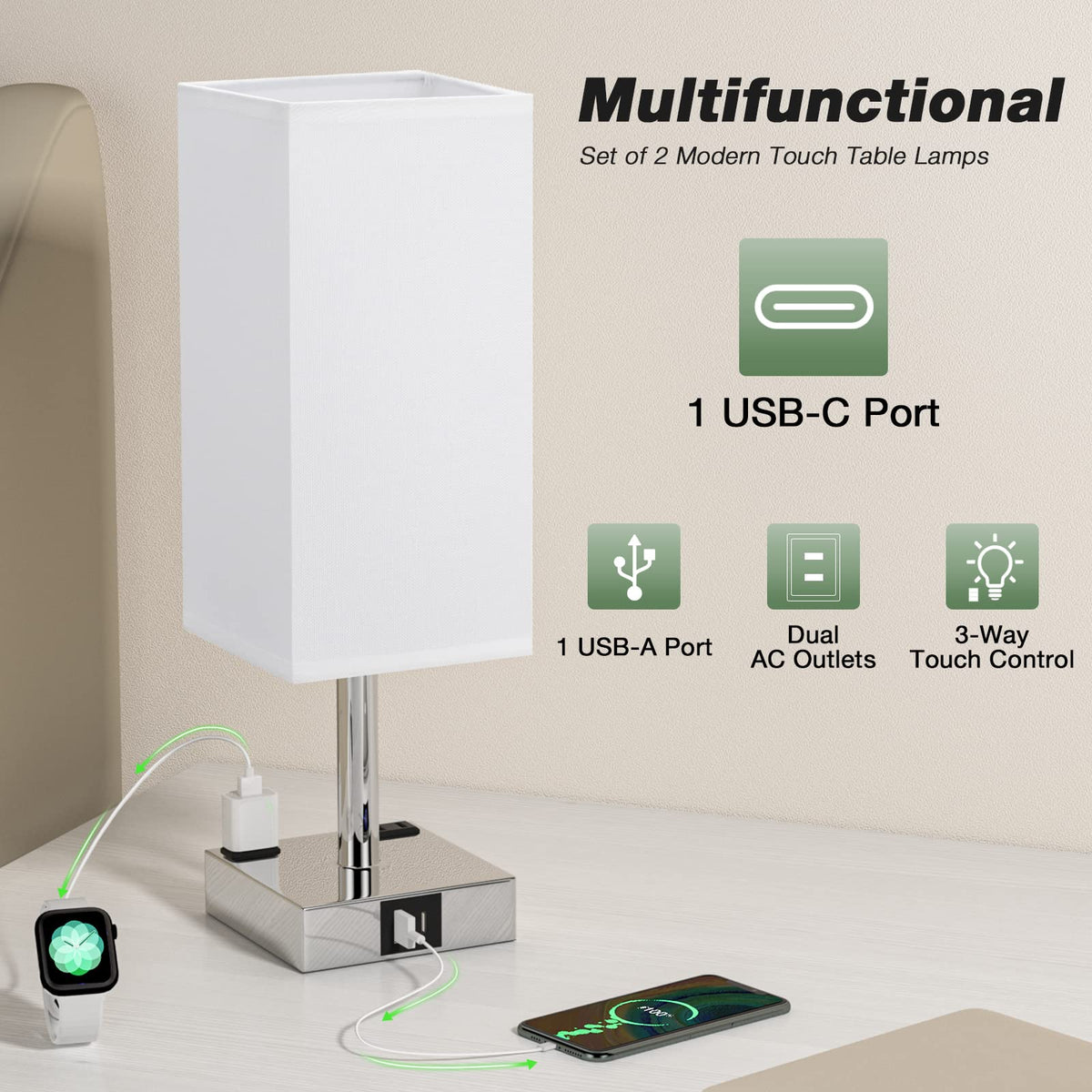 aooshine included warm 3000K bulbs provide eye-friendly glow