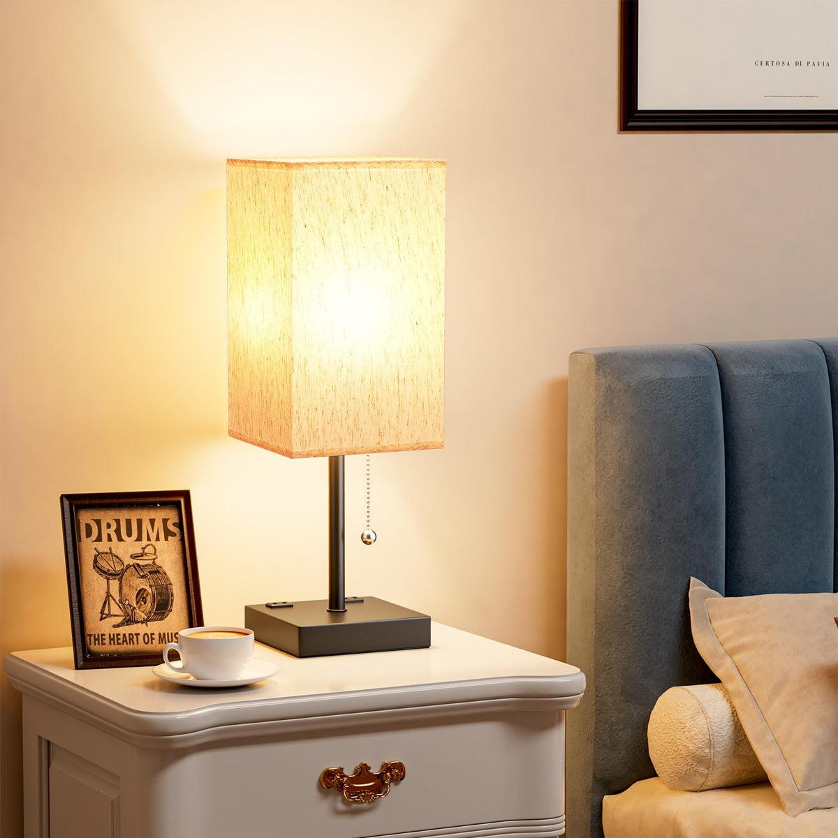 aooshine minimalist desk lamp fits living spaces with serene glow