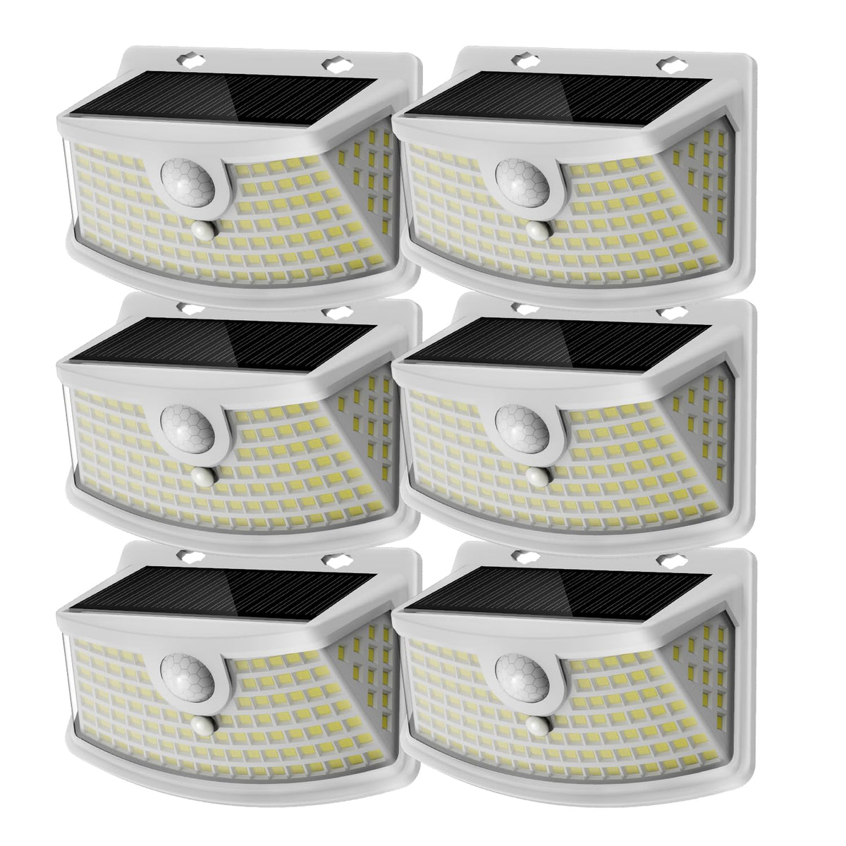Aootek solar motion light for front door enhances security with bright illumination.