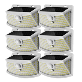 Aootek solar motion light for front door enhances security with bright illumination.