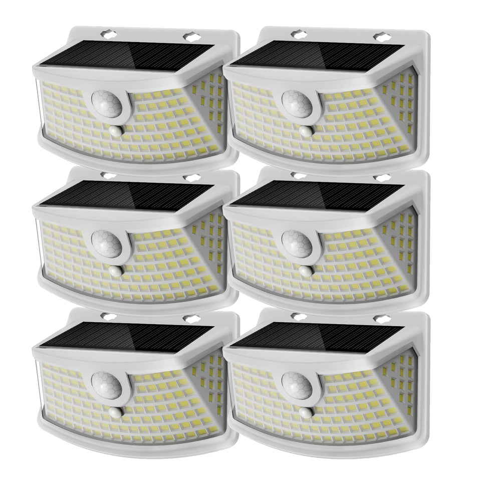 Aootek solar motion light for front door enhances security with bright illumination.