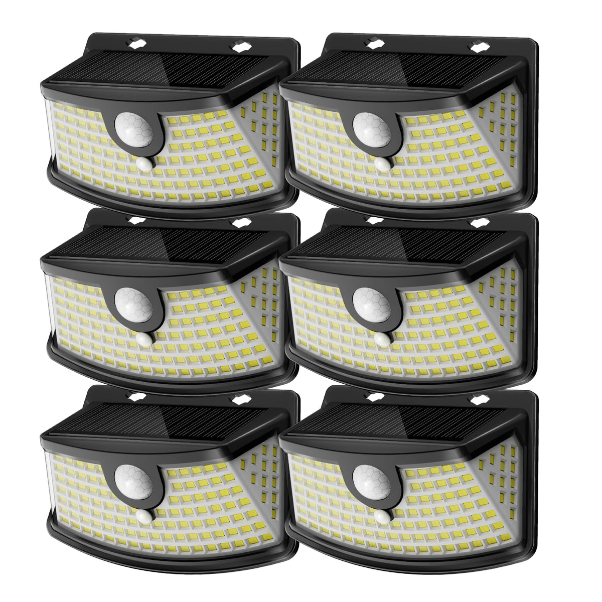 Aootek solar motion lights front door with 120 LEDs for bright entry safety.