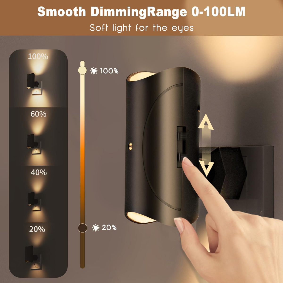Aora adjustable heads allow precise light direction for tasks.