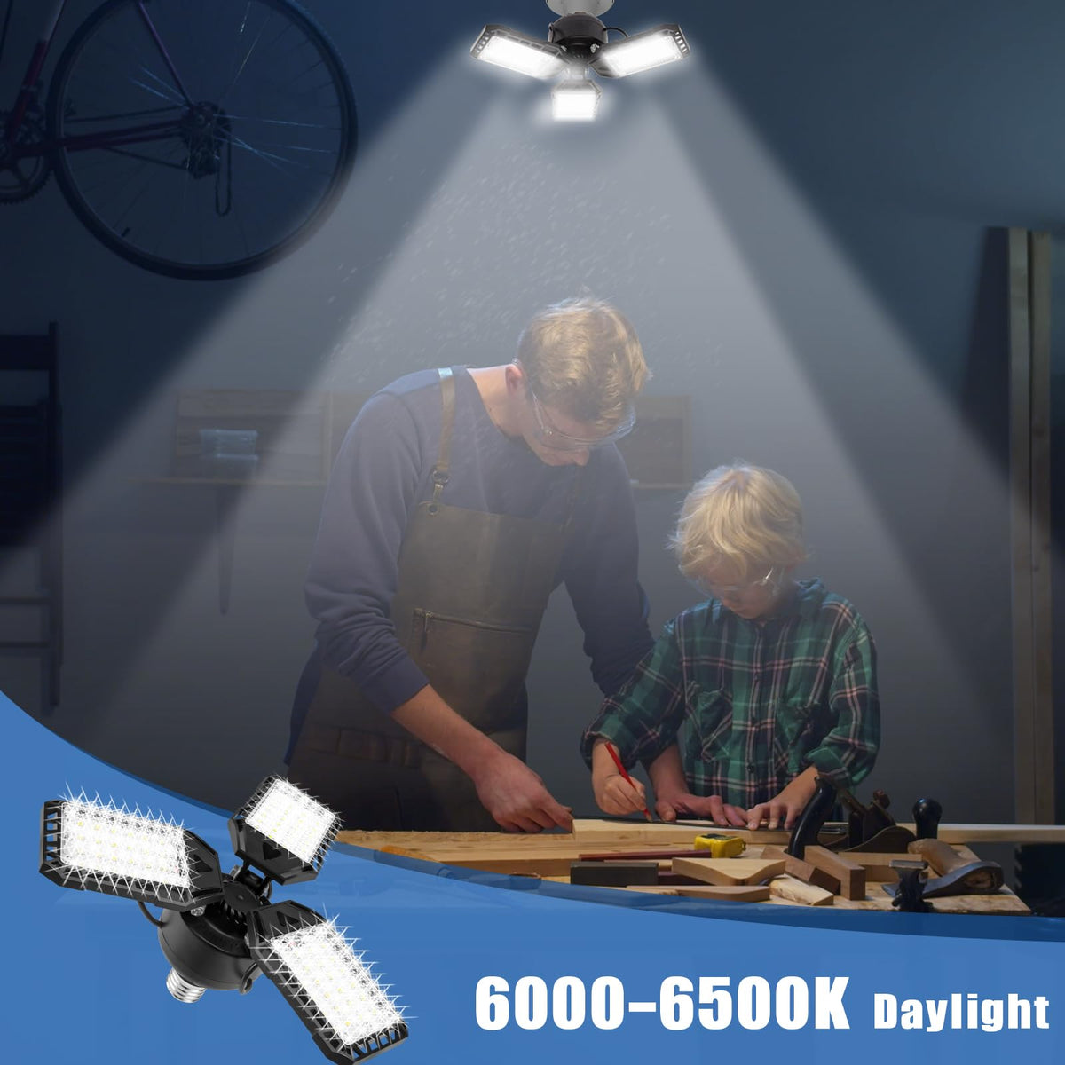 Aoretic E26/E27 installation is simple, tool-free.